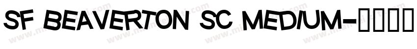 sf beaverton sc medium字体转换